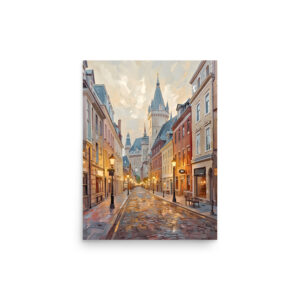 Quebec City, Painted - Poster